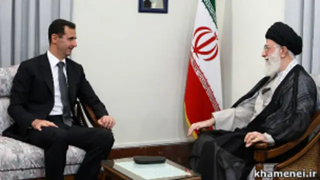 بشار اسد و آیت الله خامنه ای