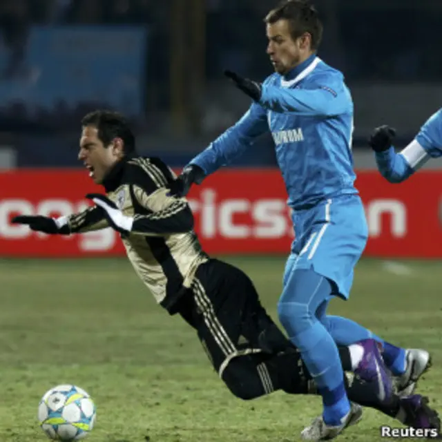 Полузащитник "Зенита" Сергей Семак