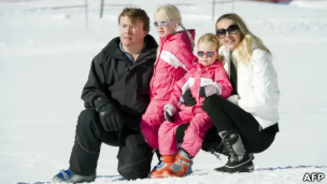 Йохан Фризо с женой и двумя дочерьми