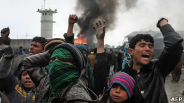 Протести біля авіабази Баграм