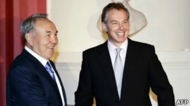 Назарбаев и Блэр