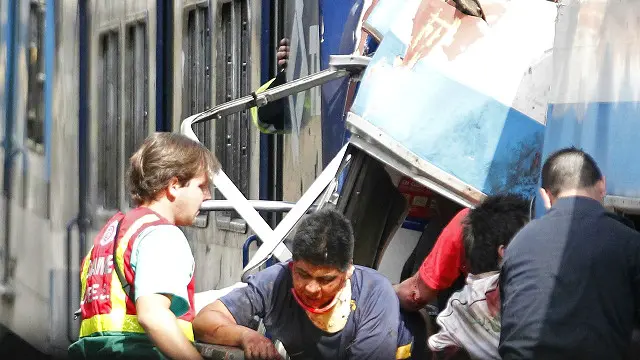 Accidente de tren en Argentina