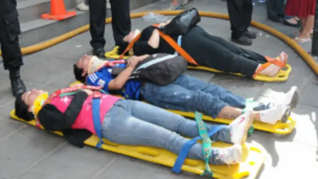 Korban kecelakaan KA Argentina