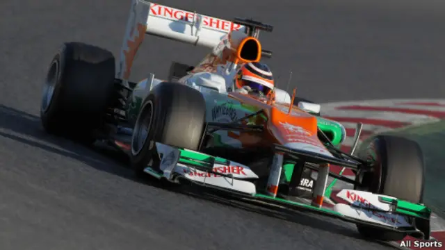 Nico Hulkenberg dari Force India.