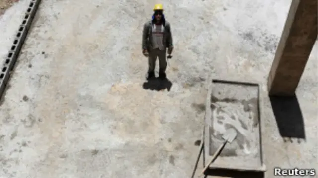 Trabajador en Brasil.