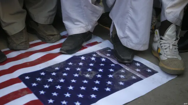 Unjuk rasa di Quetta, Pakistan