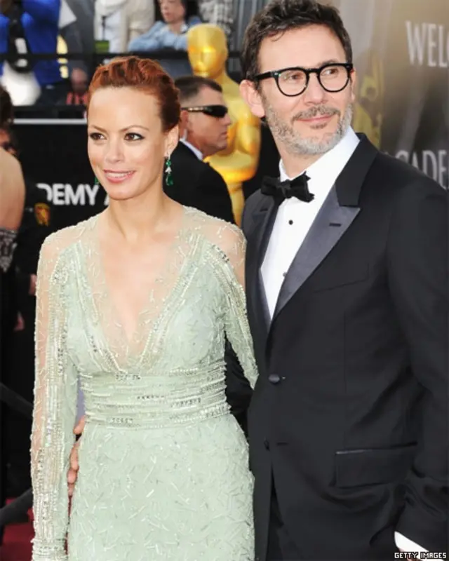 میشل آزاناویسیوس و برنیس بژو کارگردان و بازیگر فیلم آرتیست