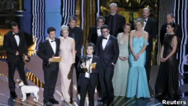 Equipe de 'O Artista' Foto: Reuters