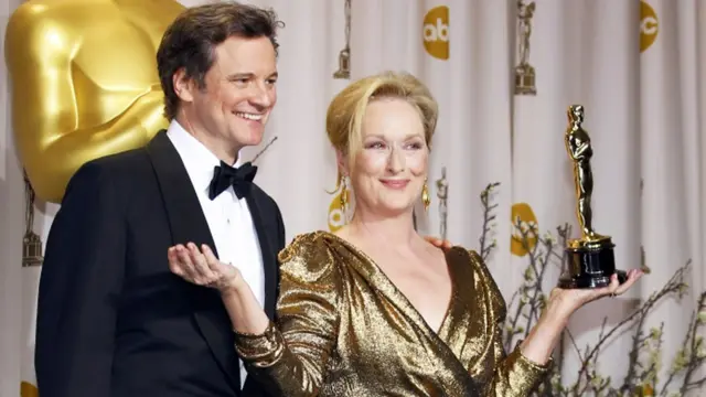 اداکارہ میرئل سٹریپ نےفلم ’دا آئرن لیڈی‘ میں بہترین اداکارہ کا ایوارڈ جیتا۔ انہوں نے اس فلم میں سابق برطانوی وزیراعظم مارگریٹ تھیچر کا کردار نبھایا