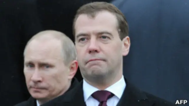Дмитрий Медведев и Владимир Путин