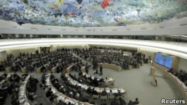 聯合國人權理事會（資料圖片）