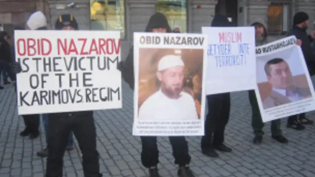 Стокгольмдаги норозилик намойиши