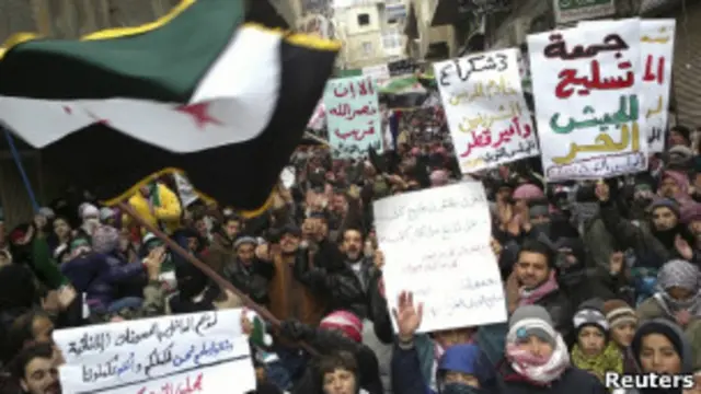 المعارضة تسيطر على يبرود معظم الوقت منذ بدء الصراع في سوريا.