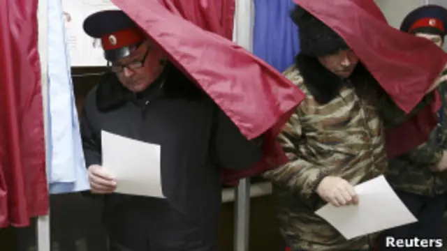 Казаки голосуют на выборах