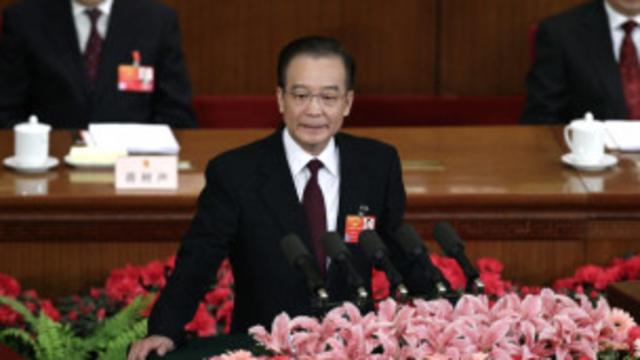 Thủ tướng Ôn Gia Bảo phát biểu trước Quốc hội Trung Quốc