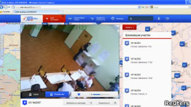 онлайн з виборчої дільниці на президентських виборах у Росії