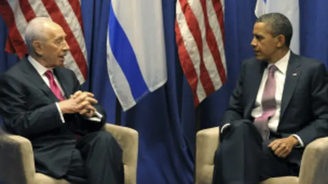 بيريز وأوباما