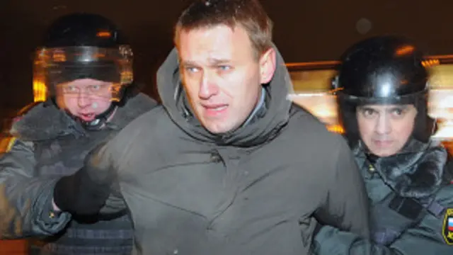Lãnh đạo biểu tình Navalny bị cảnh sát bắt giữ