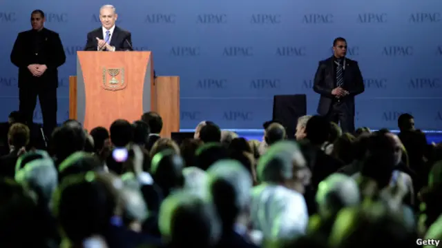 Benjamin Netanyahu di Washington, 5 Maret 2012.