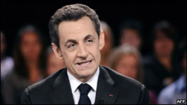 தொலைக்காட்சி விவாதத்தில் அதிபர் சர்கோஸி