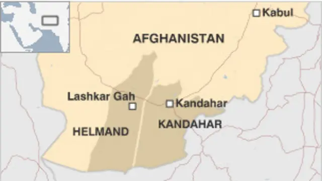 map afghanistan