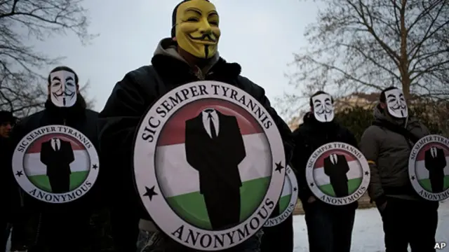 presuntos integrantes de la red anonymous