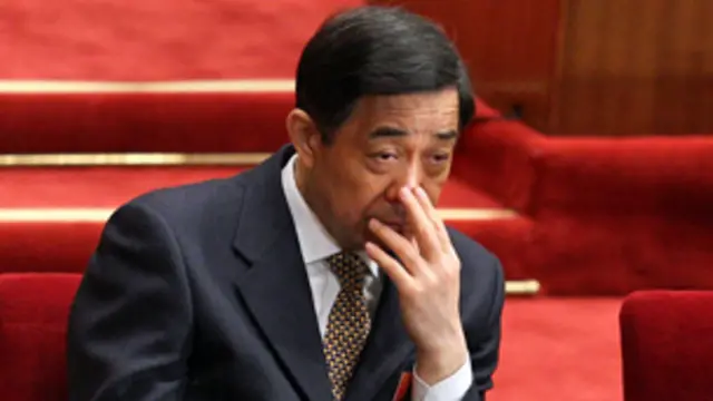 Ông Bạc Hy Lai tại phiên khai mạc kỳ họp Quốc hội