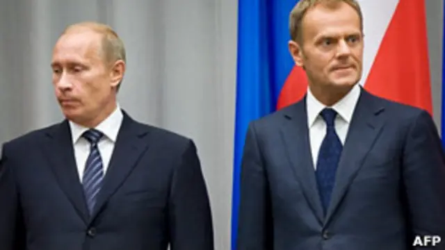 Путин, Туск