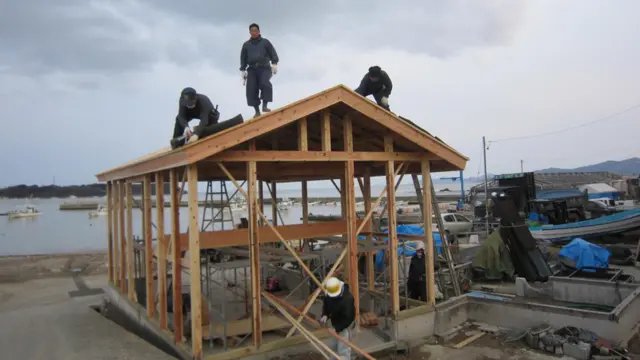 بدأت أعمال إعادة الاعمار في قرية بابا ناكاياما في مقاطعة مياغي 