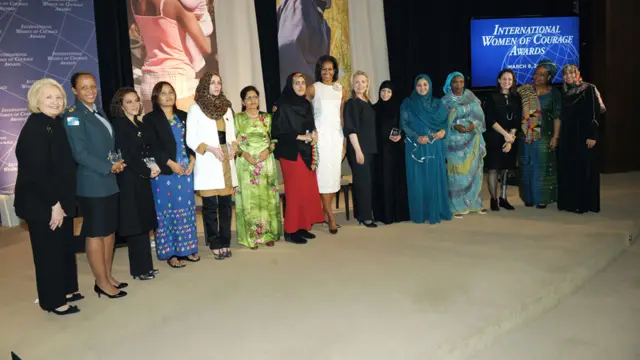 په دغو جایزو کې سږ کال د کندهار ولايتي شورا غړې مریم درانۍ هم وه.