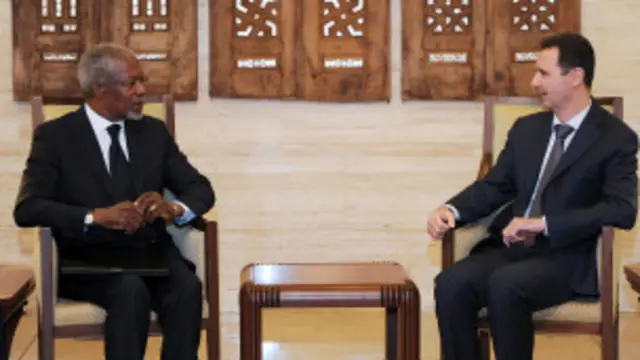Kofi Annan dan Bashar al-Assad