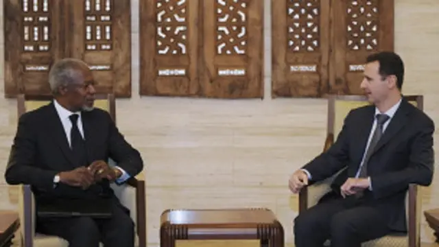 کوفي عنان د سوریې پر موضوع په دې اوونۍ کې چین ته ځي.