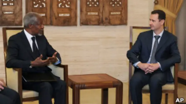annan dan assad