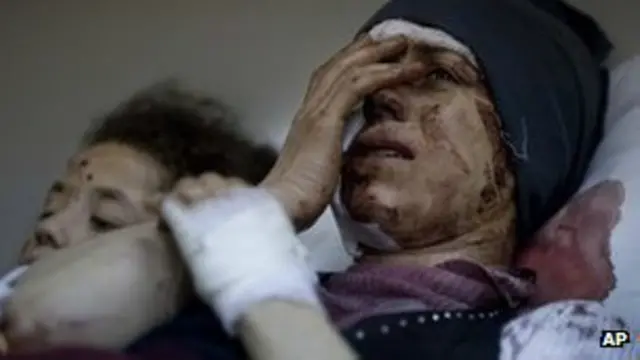 Kaum perempuan dan anak-anak ikut menjadi korban dalam kekerasan di Suriah.