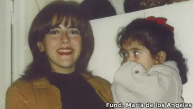 Marita Verón com a filha, em foto de arquivo