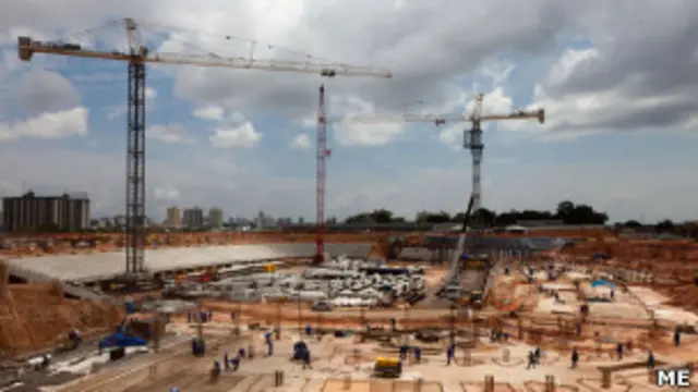 Obras na Arena Amazônia,como apostar no esporte bet365Manaus (crédito: Ministério do Esporte)