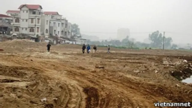 Khu vực bị đơn vị thi công vùi lấp