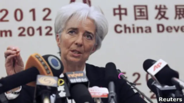 Bà Lagarde nói lãnh đạo cấp cao nhất Trung Quốc sẵn lòng tiến hành thay đổi.