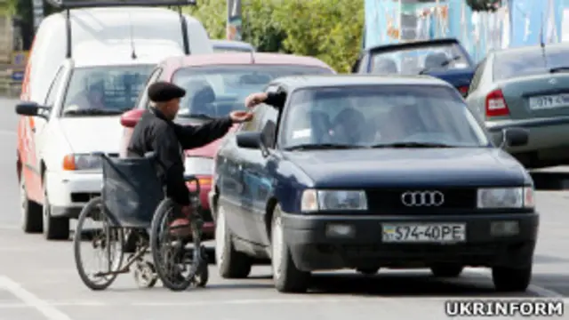 авто и нищие