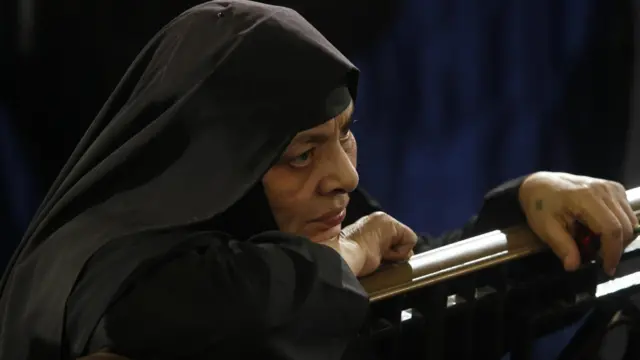 Mourner in Abbasiya Cathedral