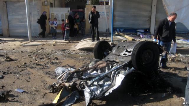 Bom di Kirkuk, Irak utara, 20 Maret 2012.