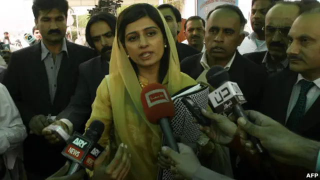 Menlu Pakistan. Hina Rabbani Khar.