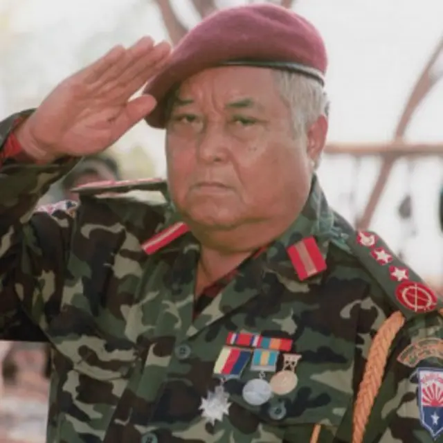 Tướng Bo Mya của lực lượng vũ trang sắc tộc Karen