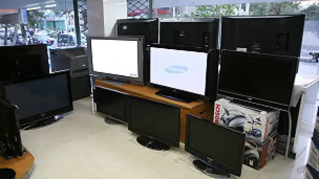 Televisión en almacén (foto genérica)