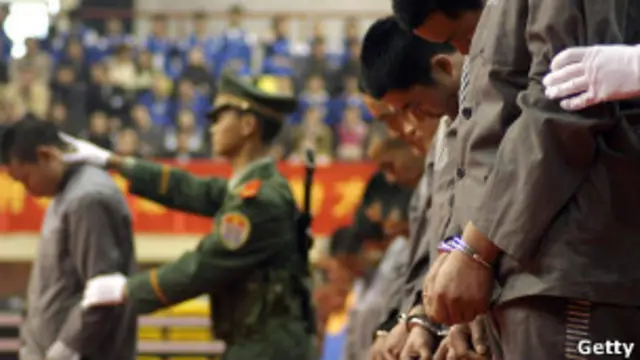 Ejecuciones públicas en China