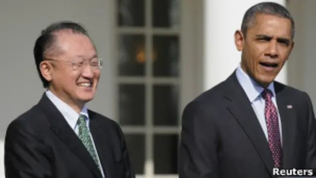 Джим Ён Ким и Барак Обама