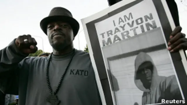 Manifestación por Trayvon Martin. Foto de archivo