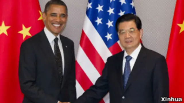 奥巴马与胡锦涛