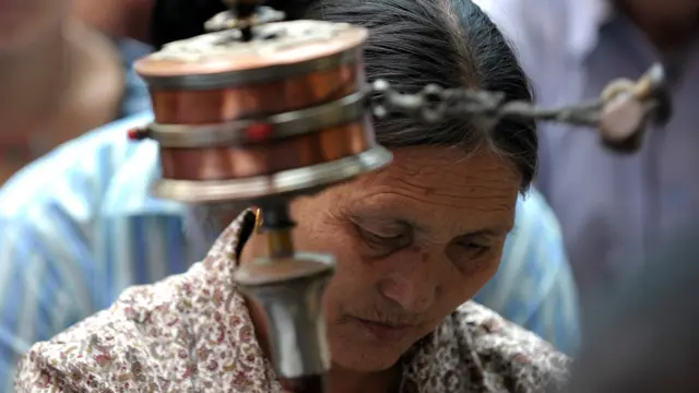 تبتیوں کا مظاہرہ