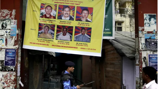 تبتیوں کا مظاہرہ